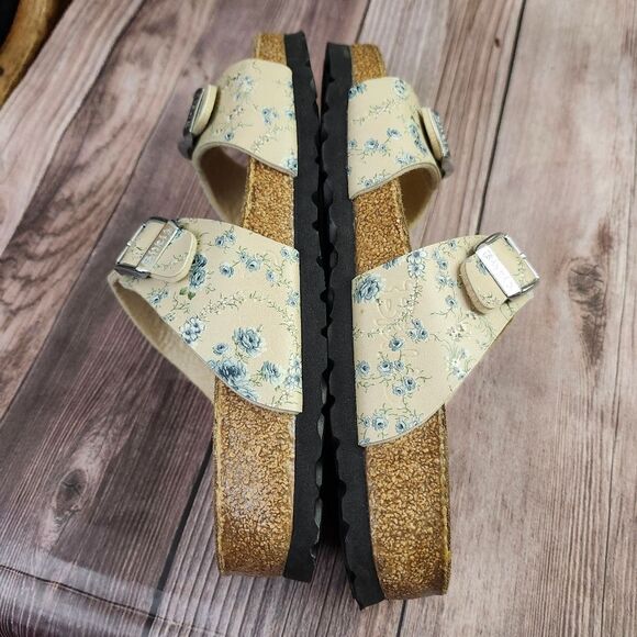 Birki's By Birkenstock Floral Slip-on Sandals Sz 5 - Picture 3 of 11